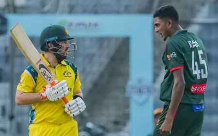 Bangladesh Beat Australia by 86 Runs in Dhaka, End 21-Year Wait — Australia Vs Bangladesh