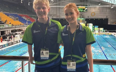 Kyle Chalmers and Sophie Ryan's 50-metre backstroke turn heads in Sydney