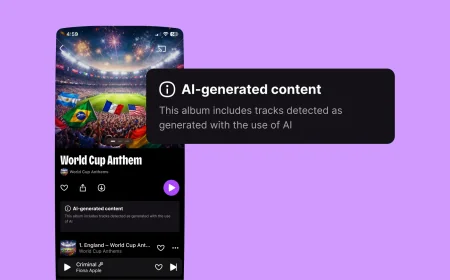 Deezer Spots 270 World Cup Song 2026 Uploads, 70% AI-Labeled