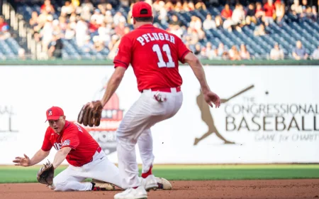 Eric Schmitt helps Republicans win 11-2 at Congressional Baseball Game