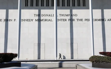 Justice Department appeals 14-day Kennedy Center Trump Name Removed order
