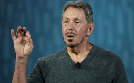 Larry Ellison Drops to Fifth Place After Oracle Slide