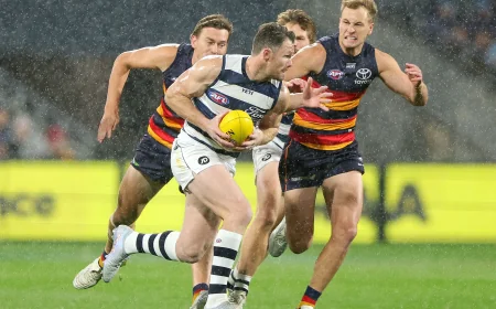Sam De Koning Posts Career-High 11 Clearances in Geelong Win