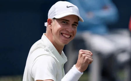Thijs Boogaard Wins First ATP Match 6:3, 2:6, 6:4