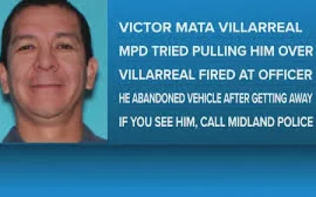 Victor Mata Villarreal Wanted After Midland Police Shooting Near Comanche Drive — Midland News