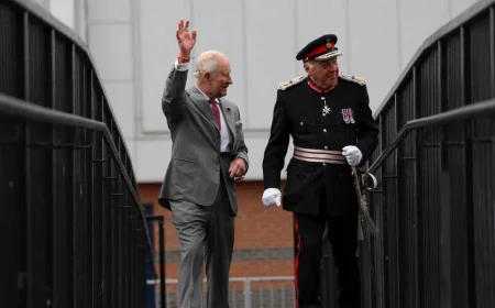 King Charles Grimsby Town Visit Gets 'Alright Darling?' Reply