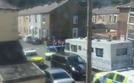 Armed police respond after Burnley Stabbing in Brierfield