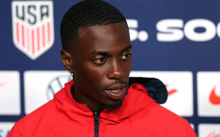 Timothy Weah Accepts Bench Role as World Cup Opens Friday