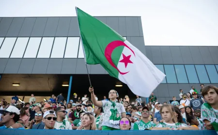 Jason Booker Guides Algeria to Packed Rock Chalk Park Session — Argentina Vs Algeria