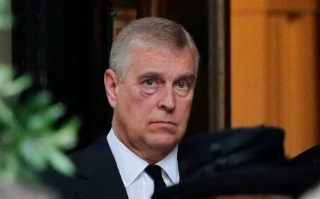 Andrew Mountbatten-Windsor Bruise Draws Attention Before Princess Charlotte Trooping The Colour