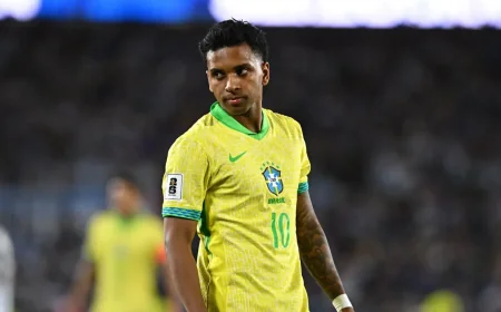 Rodrygo leads Brazil lineup as Ancelotti benches Endrick