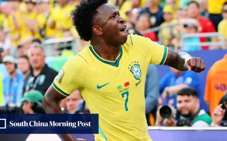 Vinicius Jr Lifts Brazil Level in Scotland V Morocco