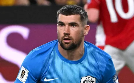 Mat Ryan Reveals Marconi Trial In Black Woollen Gloves — Australia Goalkeeper