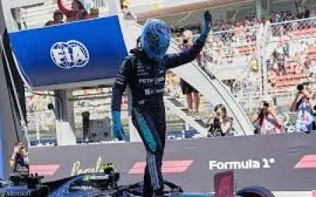George Russell Takes 2026 Barcelona-catalunya Grand Prix Pole in 1:14.679