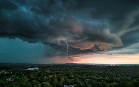 Thunderstorm line crosses Upstate and Central New York Sunday