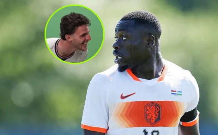 Declan Rice Says Brian Brobbey in Viral World Cup Clip