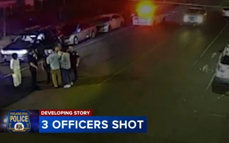 Philadelphia police officers shot in Wynnefield, suspect dies
