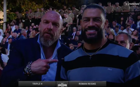 Roman Reigns Attends UFC Freedom 250 and Appears in Broadcast