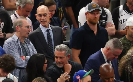 Prince Harry Visits San Antonio for Game 5 — Prince Harry Nba Finals Appearance