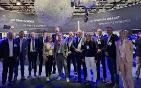 Brandenburg committees visit Luftwaffe at Schönefeld ILA round tour