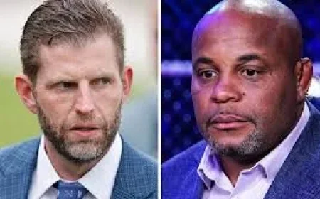 Eric Trump Daniel Cormier Screenshots Denied as Fake UFC Post Spreads