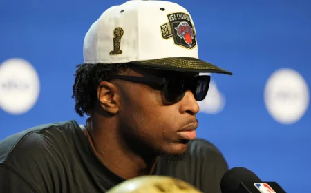 OG Anunoby’s Tequila Reaction Caps Knicks’ 53-Year Title Run — Tell Me About Og Anunoby Accidentally Streaming The Knicks Championship Celebration