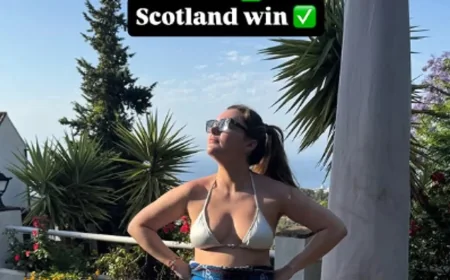 Rosie Kelly Smith celebrates Scotland win as Lorraine Kelly shares 1-0 joy