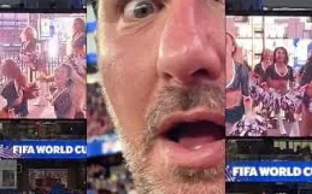 Sammie Bell Reacts to 2026 FIFA World Cup Cheerleaders in Boston — Scottish Fan World Cup Reaction