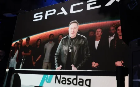 Tesla Stock Price Trails SpaceX at $2.1 Trillion