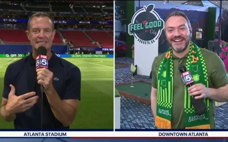 Georgia, the Whole Day Through Opens at Atlanta Stadium Match Days