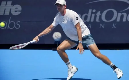 Mpetshi Perricard Serve Tips Queen's Club Opener Over Moutet