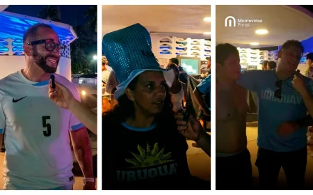 Hundreds of Uruguayans fill Miami before Arabia Saudita - Uruguay