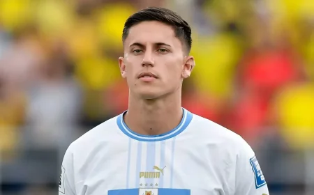 Brian Rodríguez stays on bench in Uruguay’s 1-0 setup vs Arabia Saudita