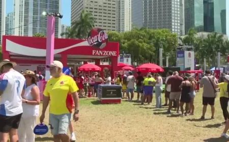Bayfront Park Draws Fans to Miami Stadium World Cup Festival