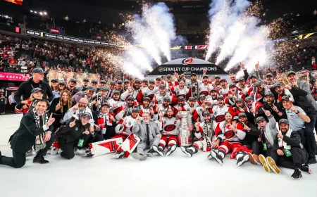 Staal Leads Carolina Hurricanes Hockey Game to 3-0 Game 6 Cup Win