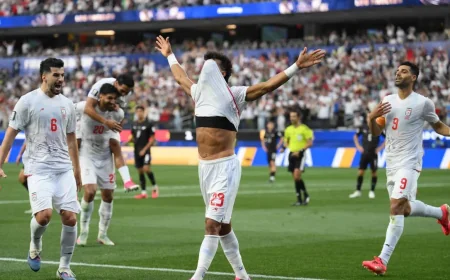 Ramin Rezaeian Scores 32nd-Minute Equaliser for Iran