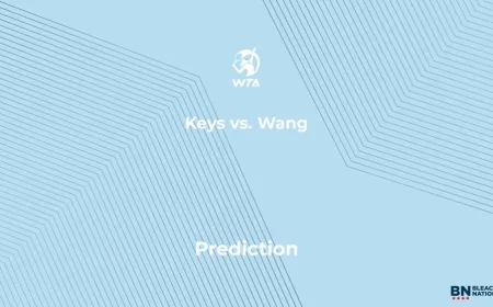 Madison Keys vs. Xinyu Wang Prediction Leads Bett1open Monday