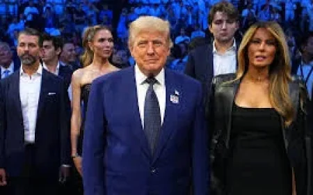 Barron Trump Attends Father’s UFC Night for Trump Family Ufc Freedom 250