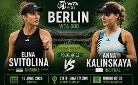 Elina Svitolina Faces Anna Kalinskaya in Bett1open Round of 32
