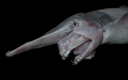 Scientists Record Goblin Shark Alive in Tonga Trench
