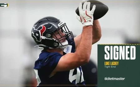 Packers Sign Luke Lachey, Release Jakobie Keeney-James