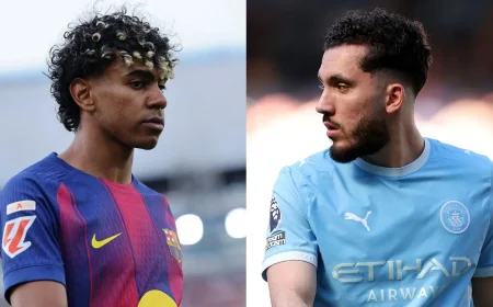 Rayan Cherki fits Leboeuf's Barcelona XI with Lamine Yamal