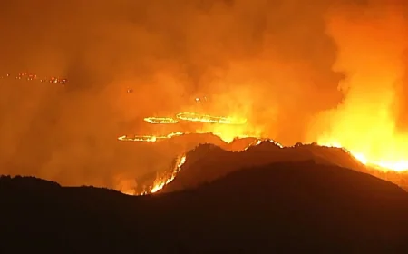 Shore Fire Reaches 25% Containment Near Calimesa — Fire Map