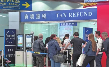 Shanghai Processes 201,000 Tax Refund Forms in January-May