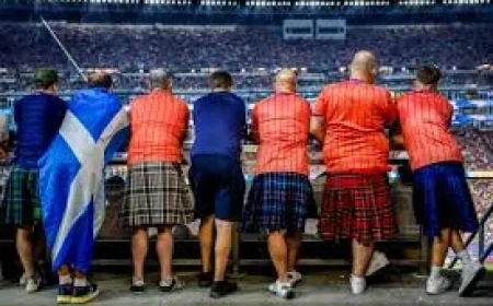 Thousands March to Fenway Park After Scotland’s 1-0 Win