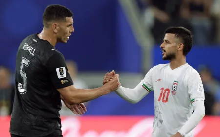 Mohammad Mohebbi Rescues Iran 2-2 Draw in Opta Group G