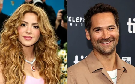 Shakira and Manuel Garcia-rulfo Leave Sunset Tower Hotel Together