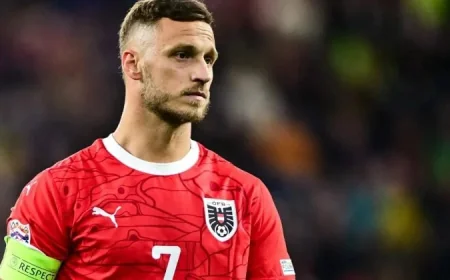 Marko Arnautović heads Austria to 2-1 win