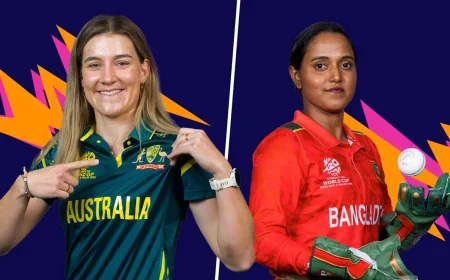 Australia Set for Bangladesh in Match 9 of ICC Women's T20 World Cup — Ban Vs Aus