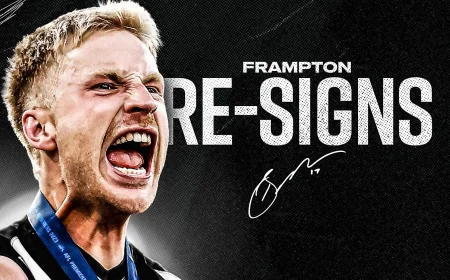 Billy Frampton Extends With Collingwood Football Club Through 2028